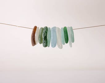 20, 30, 40, 50, 75, 100 drilled sea glass, Sea glass for pendant, Mix Genuine sea glass, mix drilled Glass, pendant glass, mix Glass