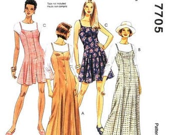 McCall's 7705 Misses' Sassy Jumpsuit and Rompers / 1995 SZ10-14