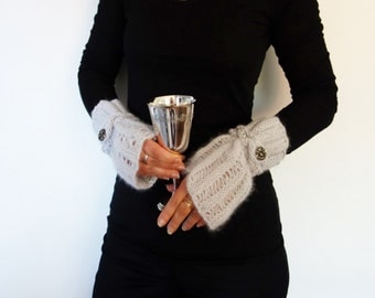 The NEW MOON black french lace cuffs black lace cuffs goth