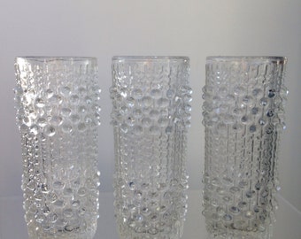 Set of 3 candle wax Sklo candlewax vases Frantisek Peceny design 70