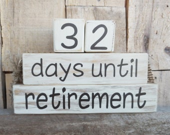 Retirement countdown | Etsy