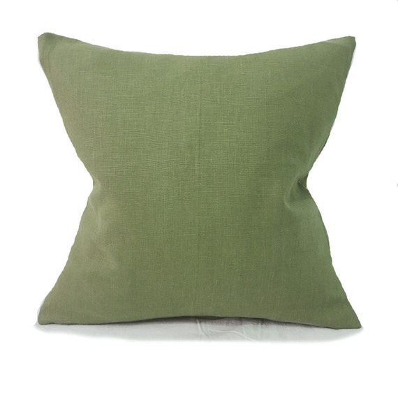 olive green cushions