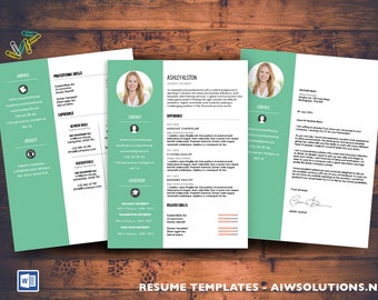 Resume / CV Template, Cover Letter for MS Word, Creative resume template, Curriculum Vitae (CV) Templates, job letter, Professional Resume