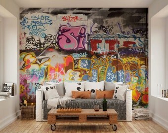 Wall Murals Decals wall mural | etsy Wall Murals Decals wall mural | etsy