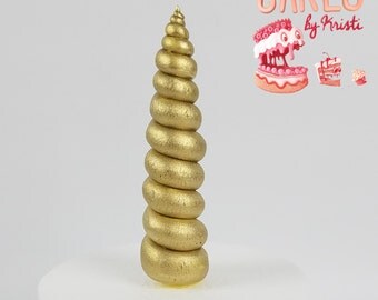 Fondant Unicorn Horn Cake Topper (MADE TO ORDER)