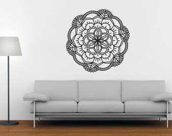 Mandala wall decal | Etsy