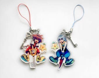 Kingdom Hearts Charms: Sora and Riku