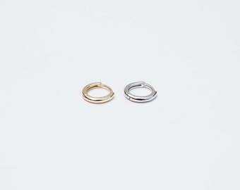 Minimal gold hoops - gold simple hoops - dainty gold earrings - tiny gold - petite hoop earrings - small hoop earrings - hoop earrings