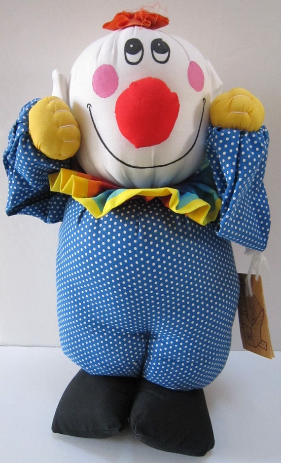 stuffed clown doll