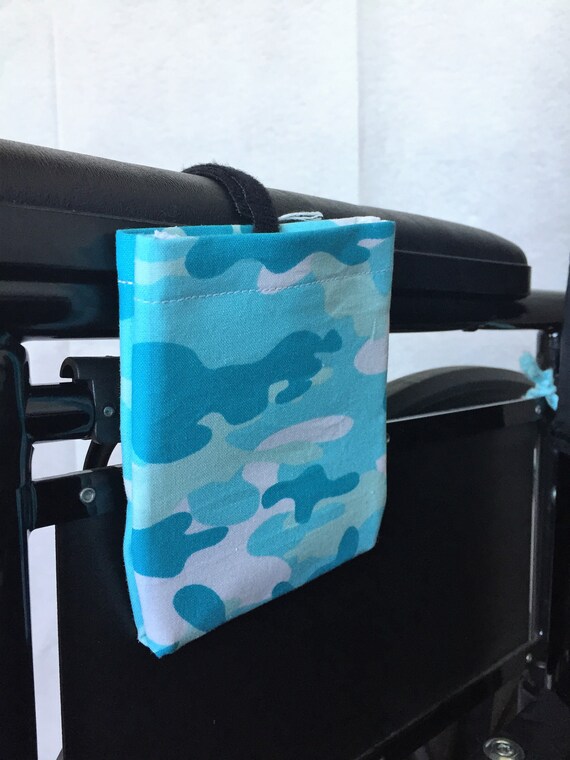 Wheelchair Arm Rest Cell Phone Holder by WarriorAngelCreation