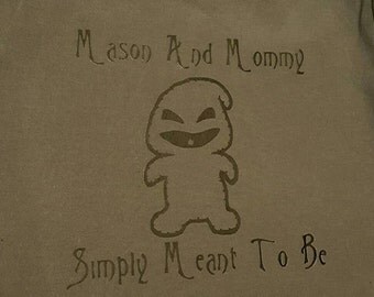 Nightmare Before Christmas (baby mr oogie boogie man) Customized Icon On Decal