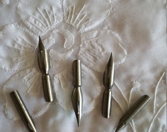 Pen Nibs, Spencerian, Hunt Globe, Resterbrook, Bowl Point, All-Round