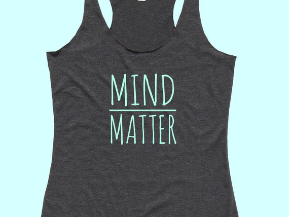 6 Day Mind over matter workout tank for Gym