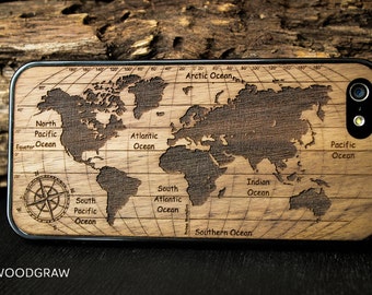 iphone 6s case wood iphone 5s case World map wooden iphone 7 plus case Geographic wooden iphone 6 case iphone 7 case wood iphone 6s case