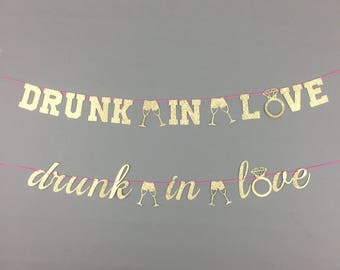 Drunk in Love Beyonce Bachelorette Banner - Bachelorette Party Banner - Penis Straw - Penis Decoration - Last Fling Before the Ring