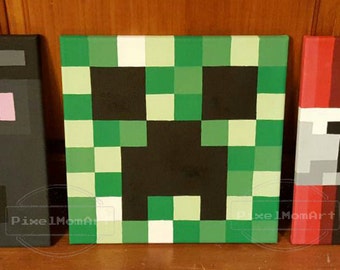 Minecraft 12x12 Custom Canvas Paintings