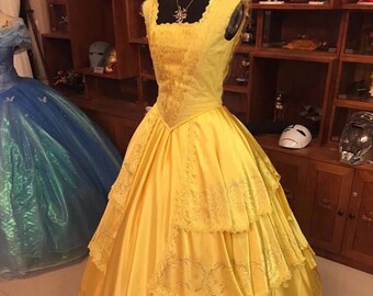 Belle dress Belle Costume beauty and the beast 2017 new movie