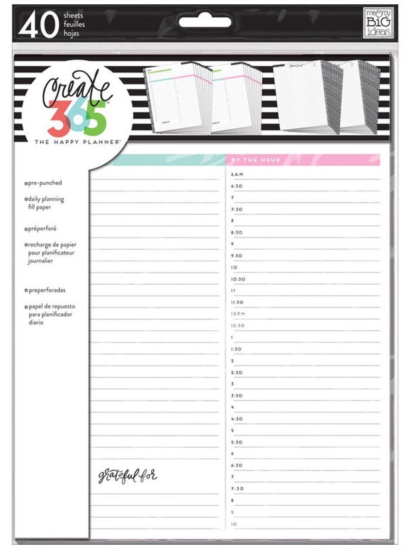 The Big Happy Planner Daily Refill