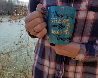 Disney inspired There's a great big beautiful tomorrow, coffee mug ; Disney coffee mug