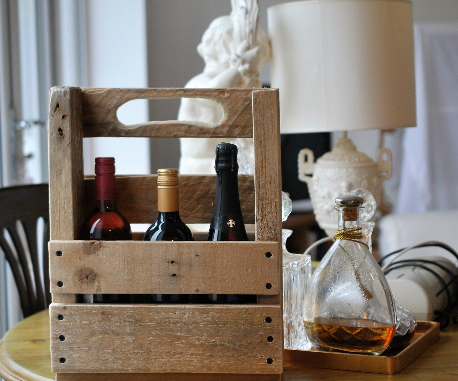 3 wine bottle carrier