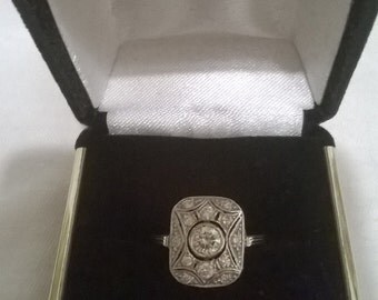 Beautiful Oblong/Cushion Shaped Ring
