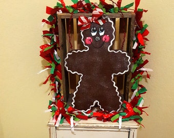 Gingerbread Yard Sign Christmas Art Rustic Gingerbread Yard Sign Christmas Art Rustic