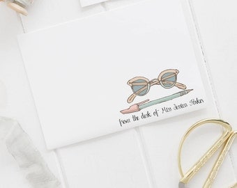 Personalised stationery ~ Personalised stationary ~ Teacher appreciation gift ~ Bridesmaids gift ~ Gift for her ~ Hoard Pretty Things