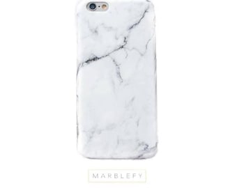 Marble iPhone Case White Marble Phone Case Classic Marble iPhone 6 case, iphone 6 plus case, iphone 7, iphone 7 plus Marble Full Wrap Case
