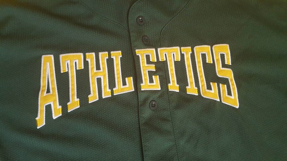 vintage a's jersey