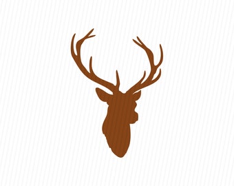 Deer Head SVG, Deer SVG, Southern SVG, Hunting Svg, Svg Files, Cricut, Silhouette Cut Files