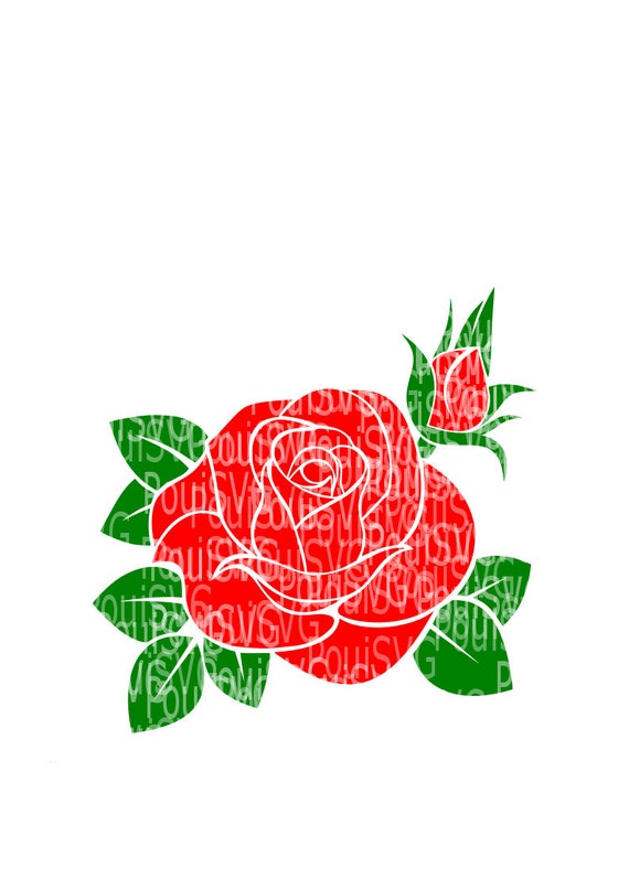 Download Rose svg Flower cutting fleSilhouette sv studio file