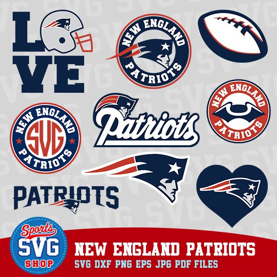 Download NEW ENGLAND PATRIOTS svg files Silhouette files CriCut