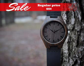 Wooden watch, Wood watch,wood watch for man,Engraved Wooden Watch,Groomsmen Gift,father day gift,Mens watch,Anniversary Gift, Boyfriend Gift