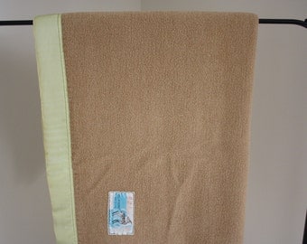 Vintage Antelope Wool Throw Blanket
