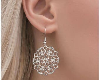 NEW Silver Elegant Earrings