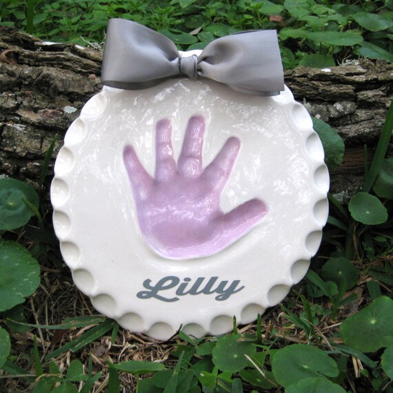 Personalized Baby Handprints Baby Handprint Mold Baby
