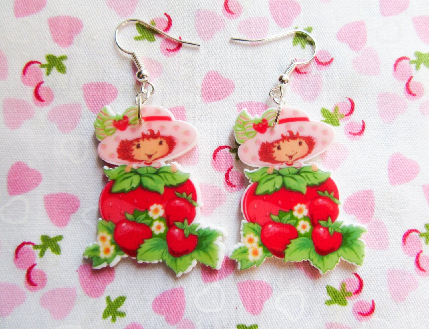 Kawaii Strawberry Earrings Cute Earrings Sweet Lolita Cute