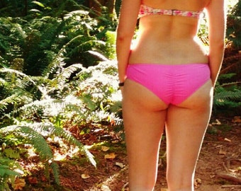 Pink Cheeky Bikini Bottom READY TO SHIP