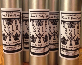 Sherlock 221B Inspired Linen, Room and Body Spray