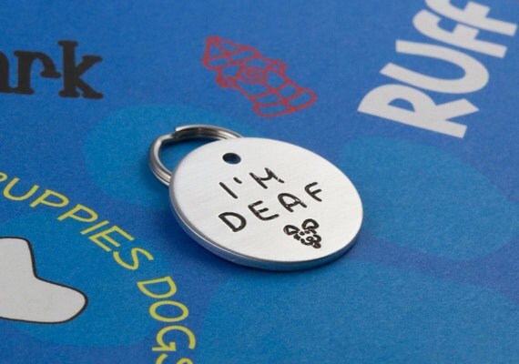 deaf dog id tags