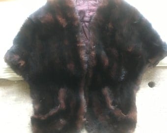 Beautiful Soft Vintage Real Fur Stole