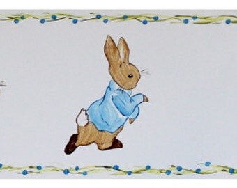 Peter Rabbit Wall Border - Vinyl Peel and Stick Wall Border