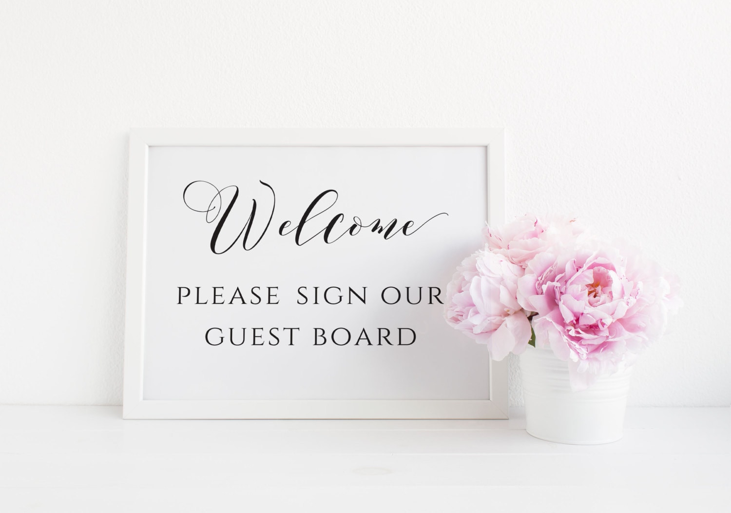 Welcome Guest Board Sign Welcome Please Sign Our Guest Board