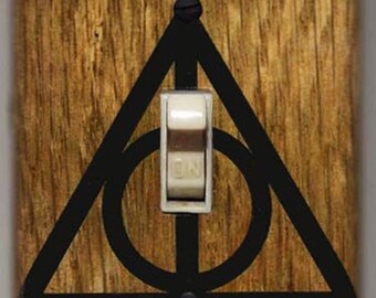 Harry Potter Light Switch Cover Plate - Lumos Nox FREE SHIPPING