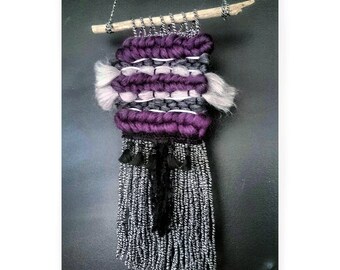 Woven loom Tapestry Wall Hanging Tissage
