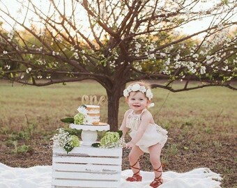 Girls Rompers Boho Romper Bohemian Clothing Baby Romper Girl Romper Bubble Boho Baby Cake Smash Romper Easter Fringe Rompers Mermaid Spring