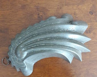 Antique/Vintage RARE!! 1910's "Halley's Comet" Metal/Tin Jello Mold