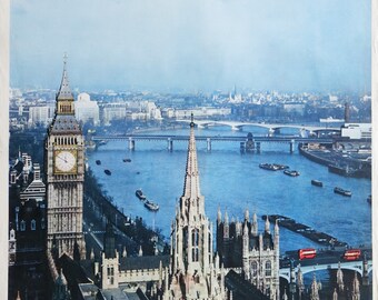 1960s London Travel Poster - Original Vintage Poster