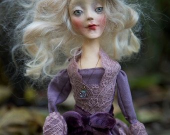 Unge, handmade OOAK art doll