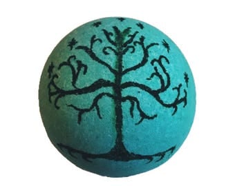 Lord of the Rings Surprise XL Bath Bomb - The One Ring Jewelry Bath Fizzie // Blue Green LOTR & The Hobbit Gift // Geekery // Nerd Geek Gift